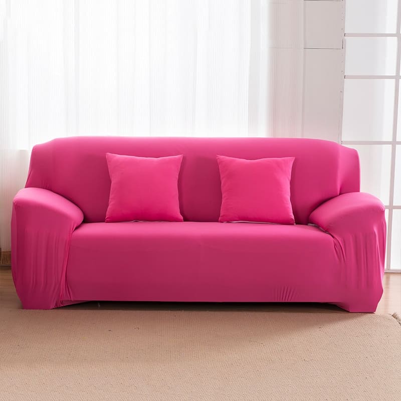 Housse de Canapé Extensible <br> Rose Fushia