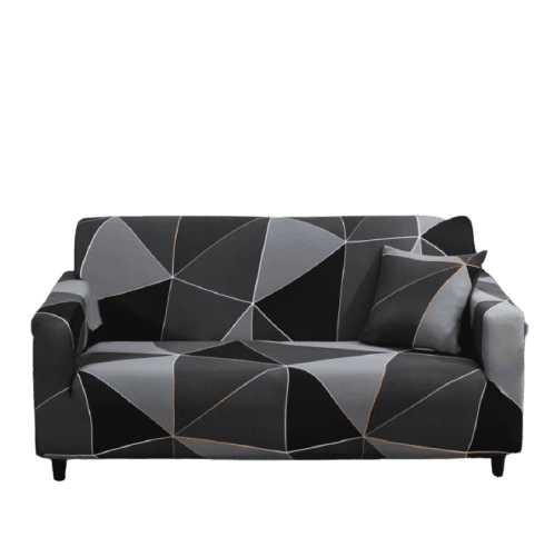 Housse de Canapé Extensible <br> Tendance Noir