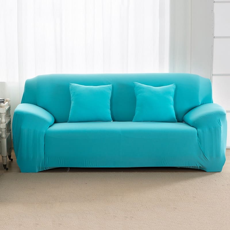 Housse de Canapé Extensible <br> Turquoise