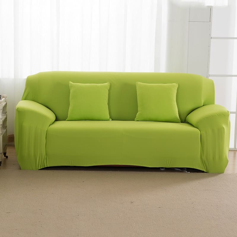 Housse de Canapé Extensible <br> Vert Pomme