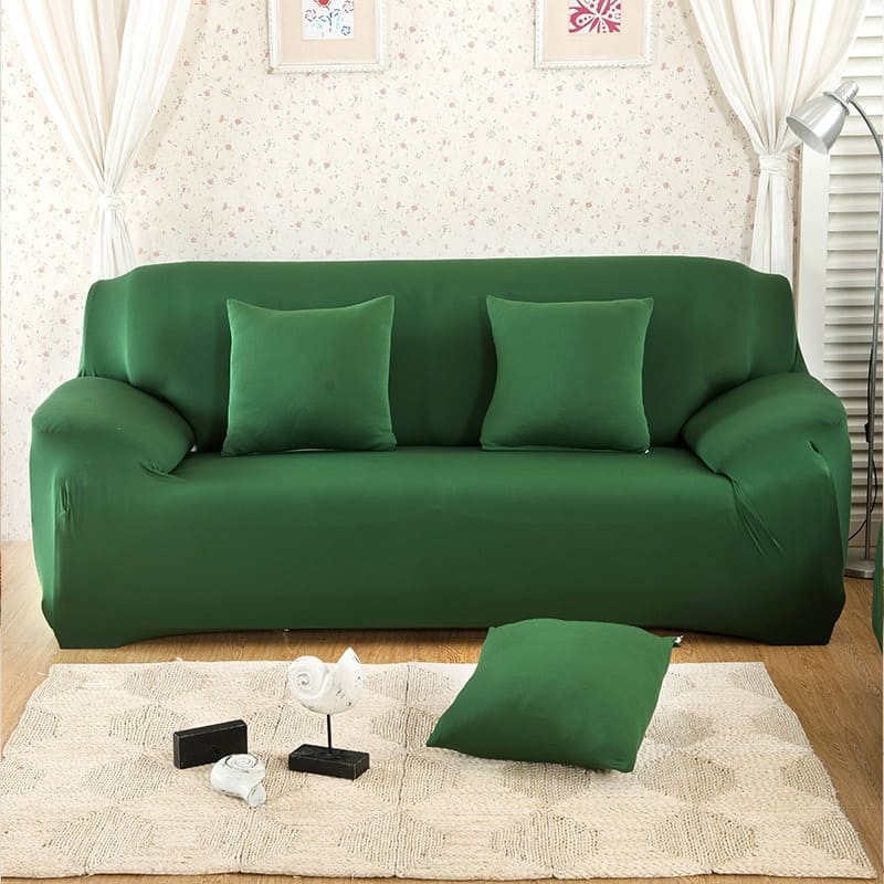 Housse de Canapé Extensible <br> Vert