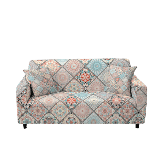Housse de Canapé Extensible <br> Vintage Moderne