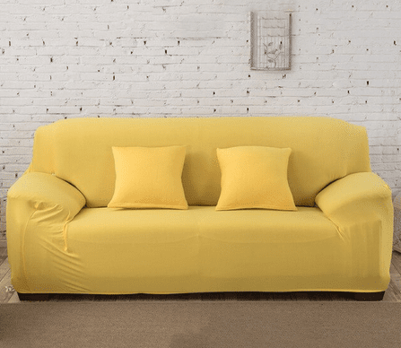 Housse canapé <br>Jaune