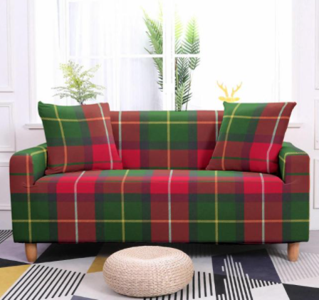 Housse Canapé <br>Moderne Ecossaise