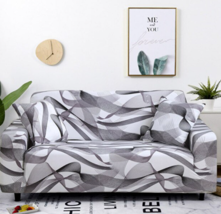 Housse Canapé <br> Moderne Gris