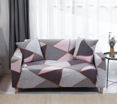 Housse Canapé<br> Universelle Gris Rose