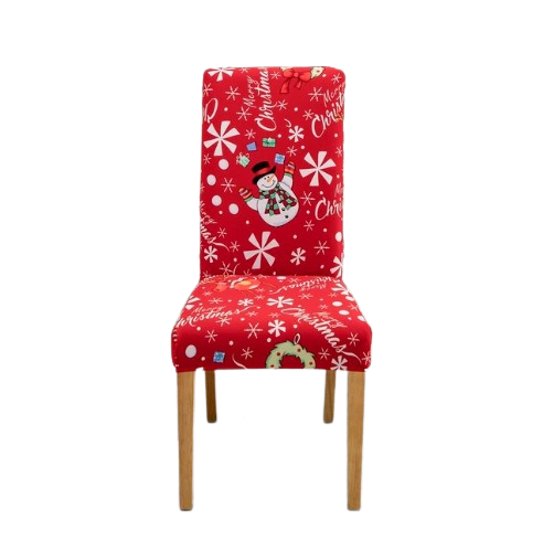 Housse de chaise <br> Bonhomme de Neige