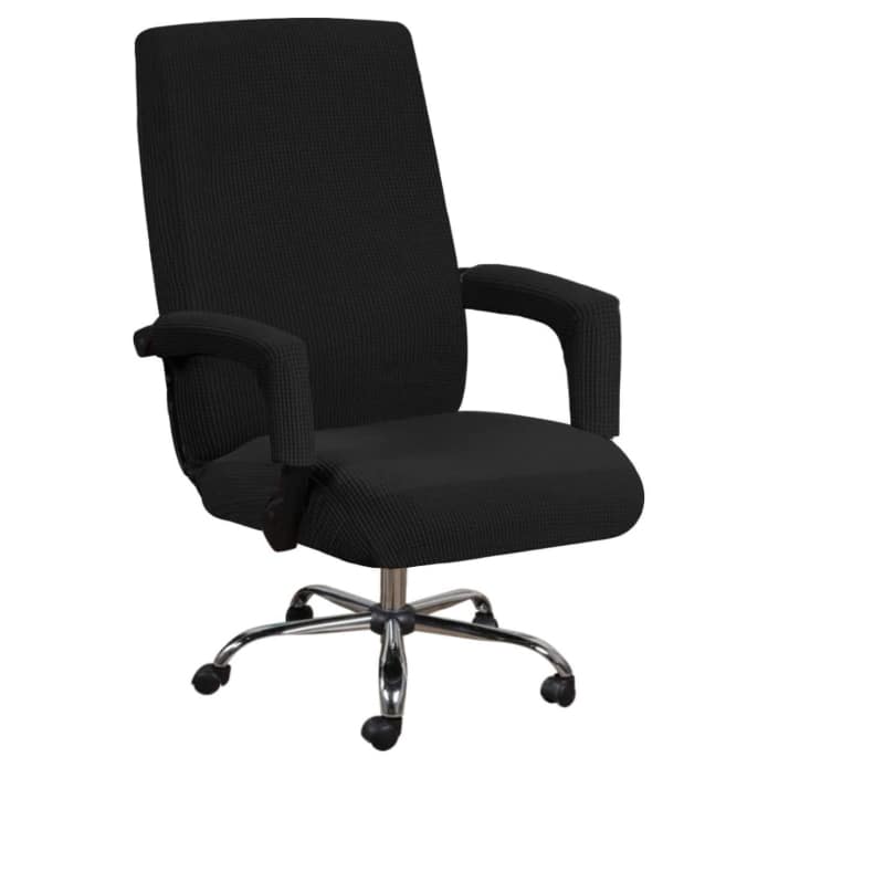Housse de Chaise de Bureau -  Noir