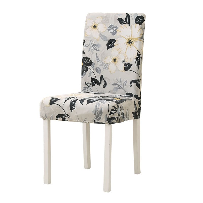 Housse de chaise <br> florale chic