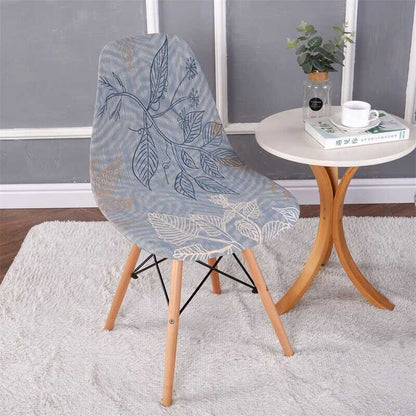Housse de Chaise Scandinave à Motifs Moderne  - Tissu Épais et Doux