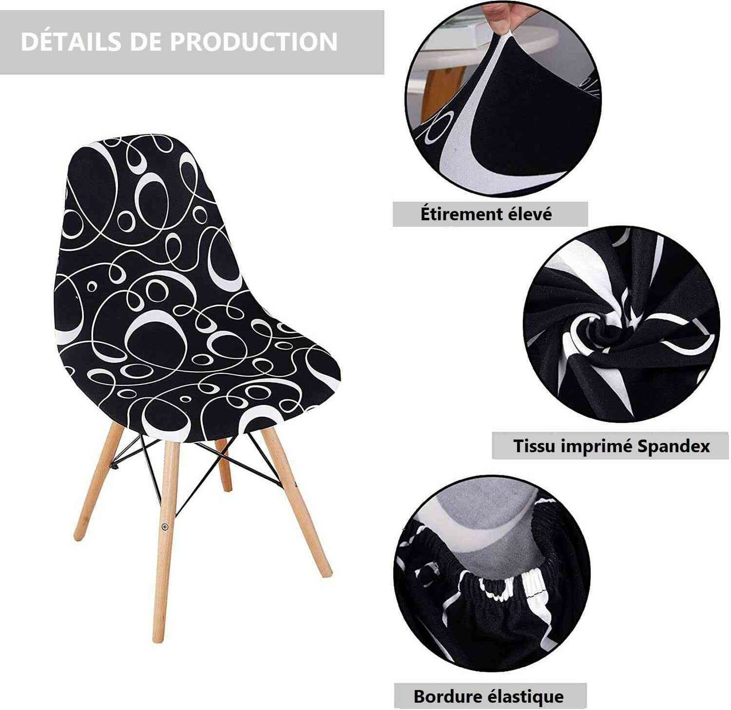 Housse de Chaise Scandinave - Élégance Moderne & Protection Optimale
