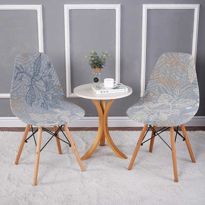 Housse de Chaise Scandinave à Motifs Moderne  - Tissu Épais et Doux
