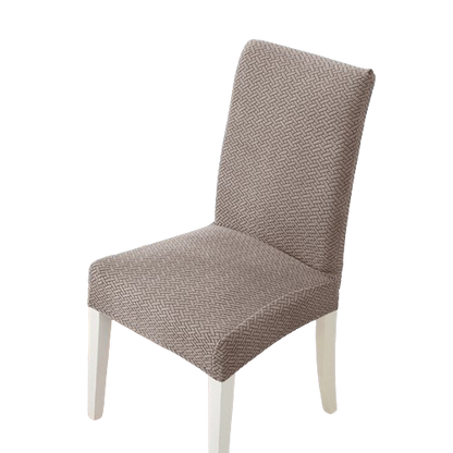 Housse de chaise <br> en Jacquard Kaki
