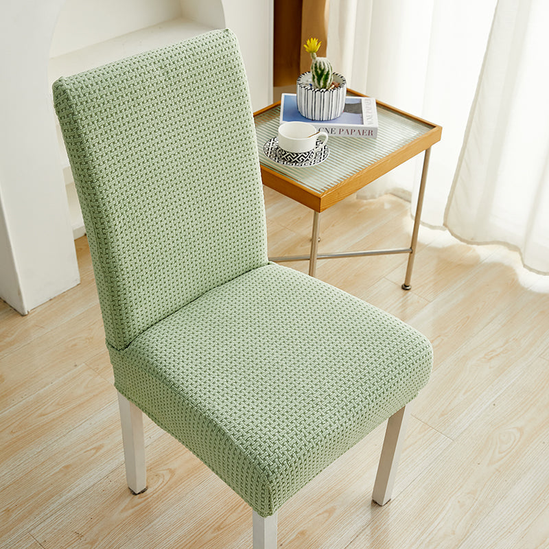 Housse de chaise <br> en Jacquard Vert