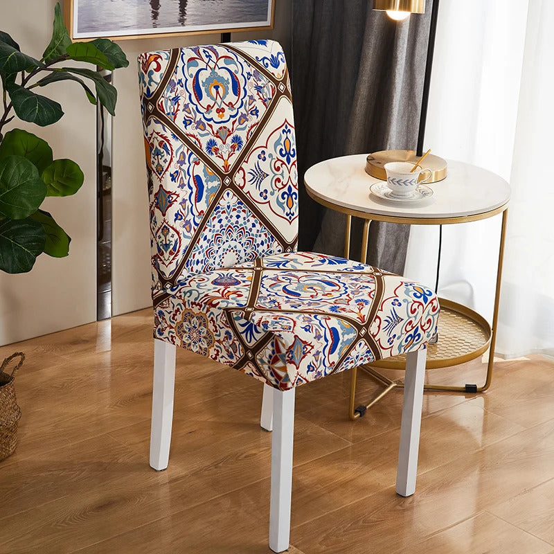 Housse de Chaise Extensible <br> Bohème Chic