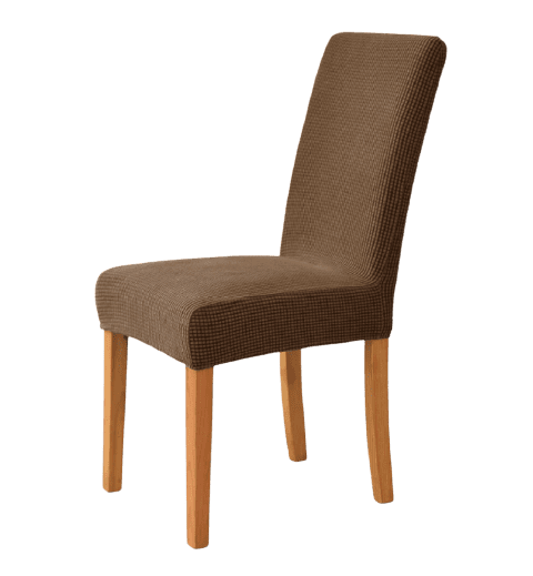 Housse de chaise <br> Extensible Café