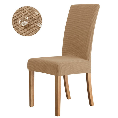 Housse de Chaise Extensible <br> Jacquard Camel