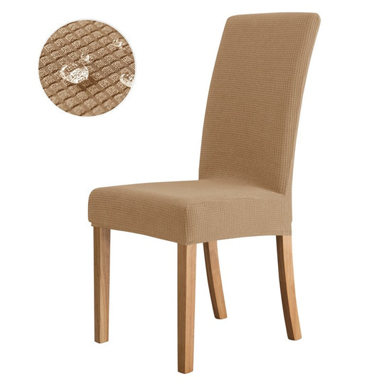 Housse de Chaise Extensible <br> Jacquard Camel