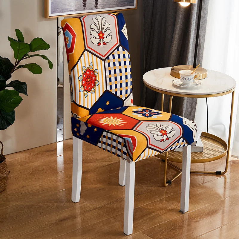 Housse de Chaise Extensible <br> Patchwork