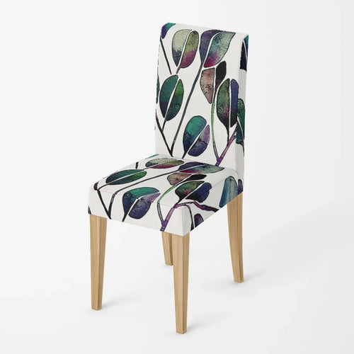 Housse de chaise <br> Feuillage Coloré
