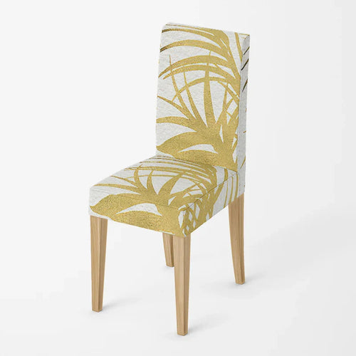 Housse de chaise <br> Feuillage Jaune