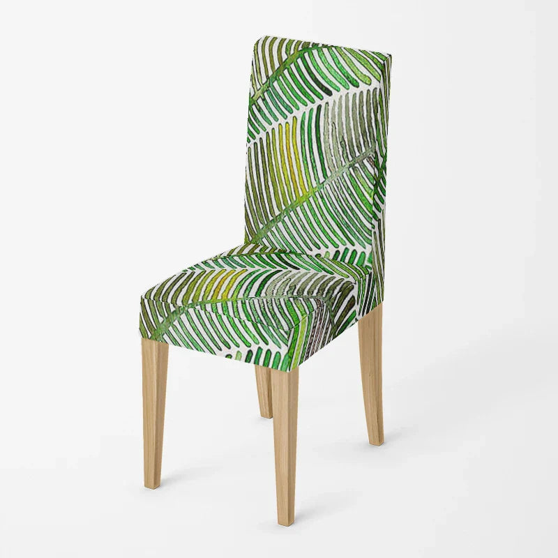 Housse de chaise <br> Fougère Vert