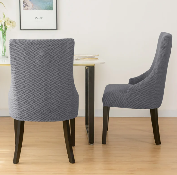 Housse de chaise <br> Inclinée Gris