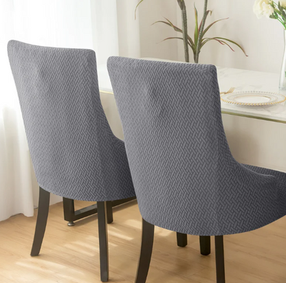 Housse de chaise <br> Inclinée Gris