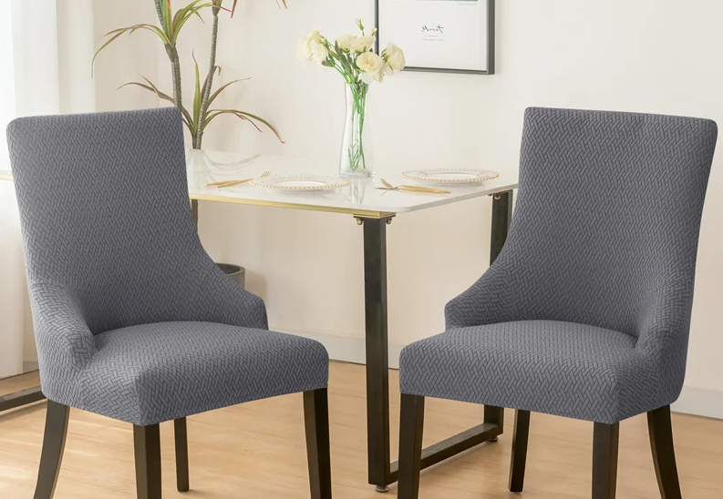 Housse de chaise <br> Inclinée Gris