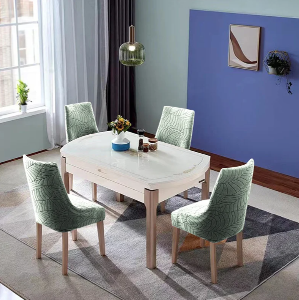 Housse de chaise Inclinée  <br> Jacquard Vert