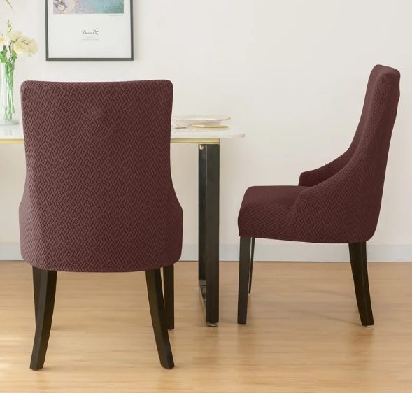 Housse de chaise <br> Inclinée Marron