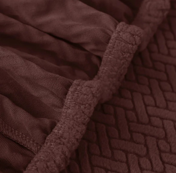 Housse de chaise <br> Inclinée Marron