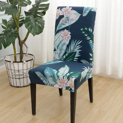 Housse de chaise <br> jardin tropical