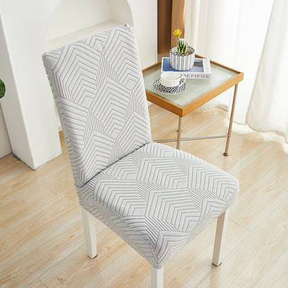 Housse de chaise <br>  Losange Gris Clair