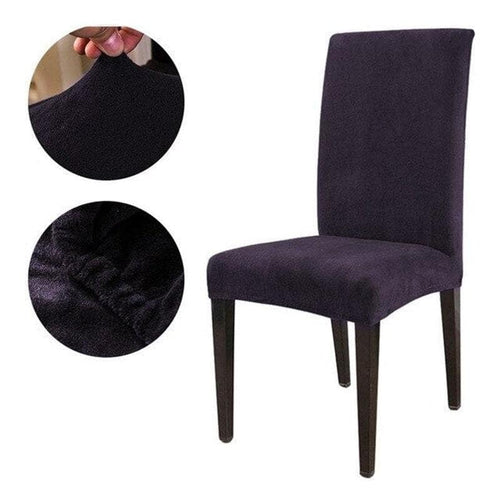 Housse de Chaise - Mauve Foncé