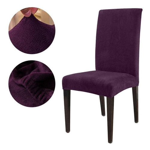 Housse de Chaise - Mauve Foncé