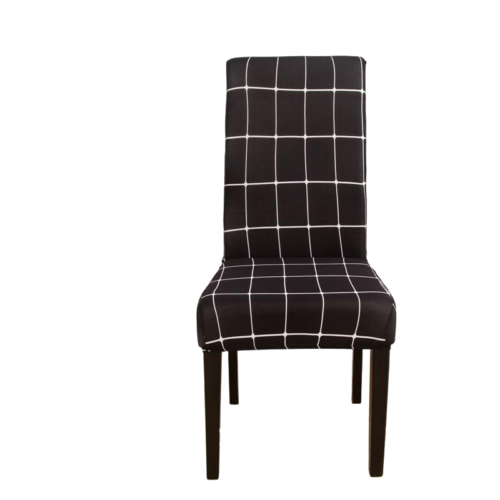 Housse de chaise <br> Monochrome Noir et Blanc