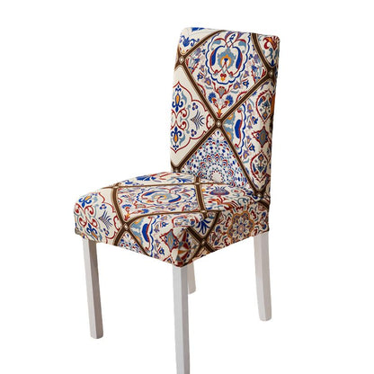 Housse de chaise <br> mosaïque bohème