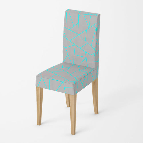 Housse de chaise <br> Mosaïque Vert