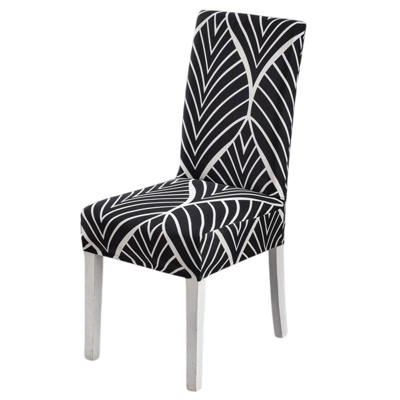 Housse de chaise <br> noir élancé