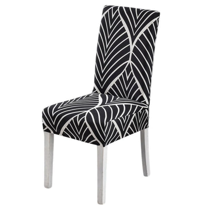 Housse de chaise <br> noir élancé