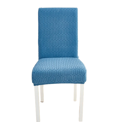 Housse de chaise <br> Ondulation Bleu