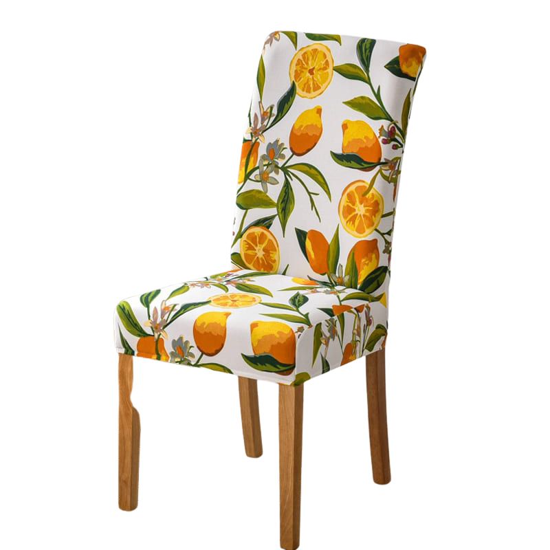 Housse de chaise <br> oranges éclatants