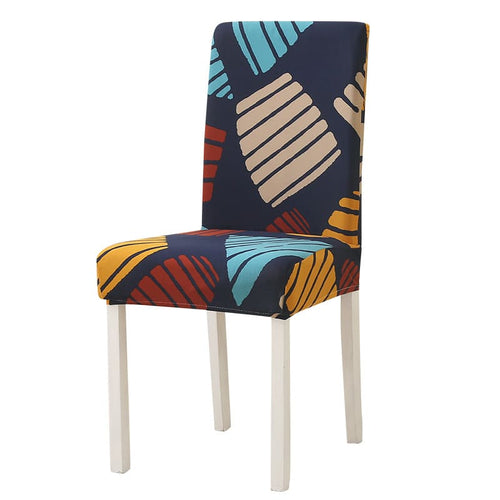 Housse de chaise <br> patch abstrait