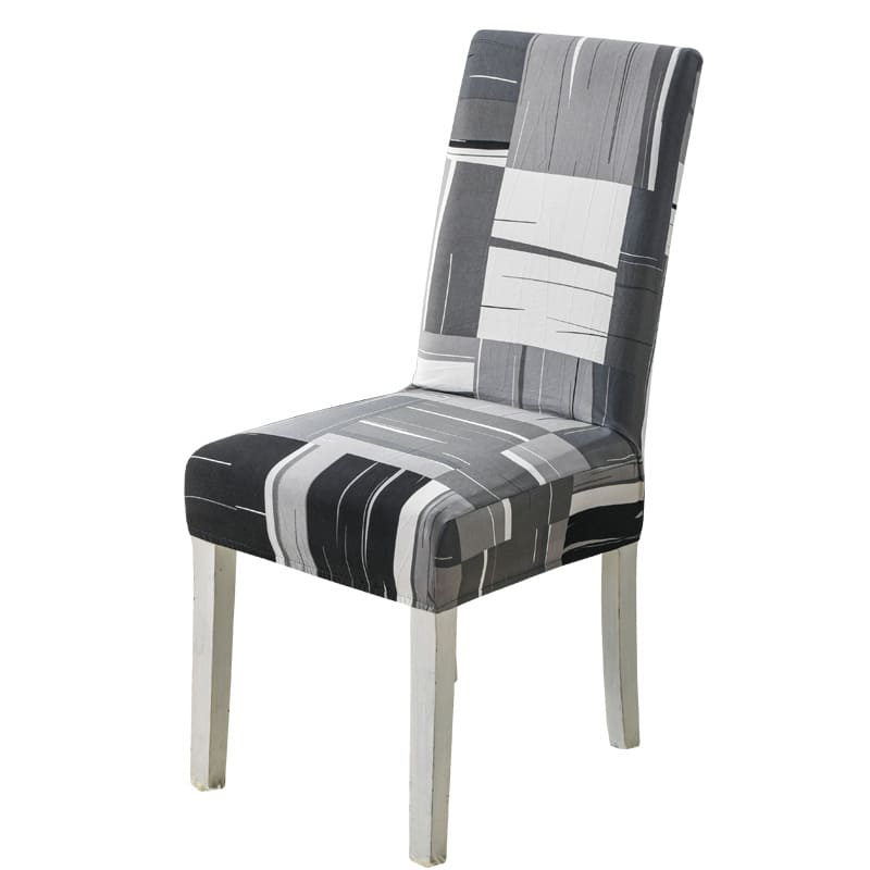 Housse de chaise <br> patchwork moderne