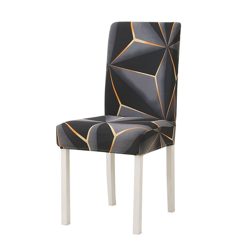 Housse de chaise <br> prisme moderne