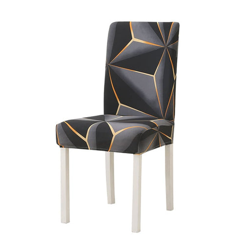 Housse de chaise <br> prisme moderne