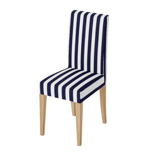 Housse de chaise <br> Rayures Marines