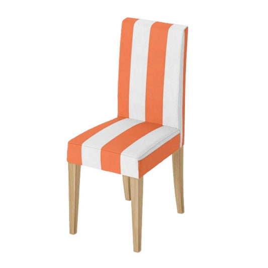 Housse de chaise <br> Rayures Orange