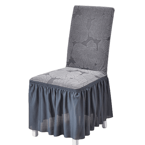 Housse de chaise <br> Salle à Manger Gris Foncé
